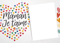 Coeurs color&eacute;s pour c&eacute;l&eacute;brer maman